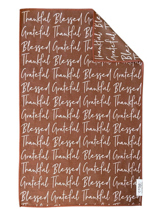 Thankful: Double-Sided Hand Towel
