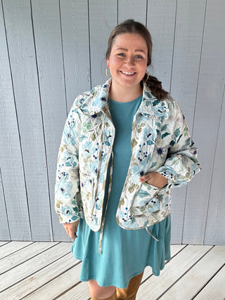 Floral Quilted Jacket