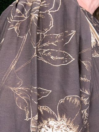 Botanical Charm Midi Dress