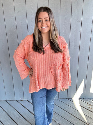 Peachy Hearts Top