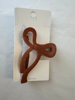 Velvet Claw Clip