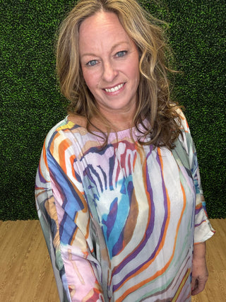 Gigio Watercolor Maxi Dress