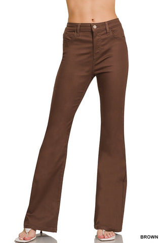 Colored Boot Cut Denim Pant