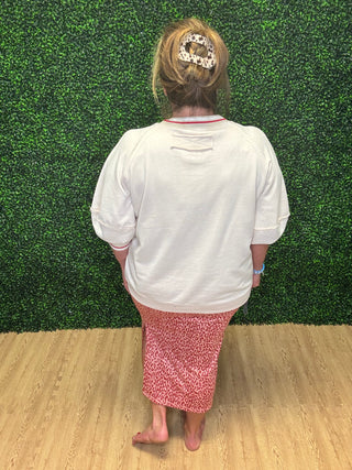 Easel Banded Bottom Pullover