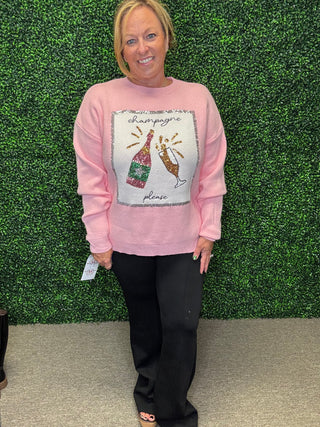 Champagne Please Sweater