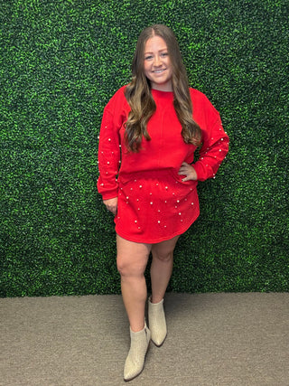 Pearl Long Sleeve and Skort Set