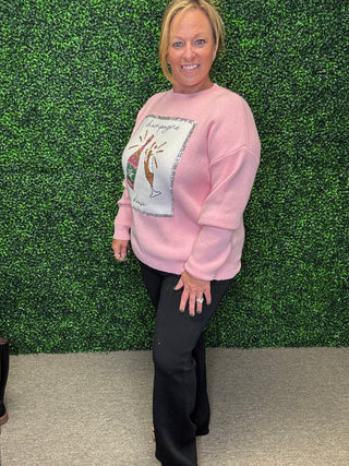 Champagne Please Sweater