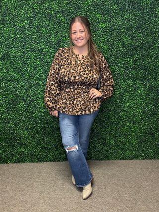 The Wild Grace Leopard top