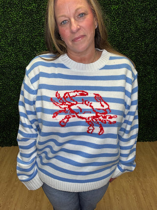 Polagram Crab Striped Sweater