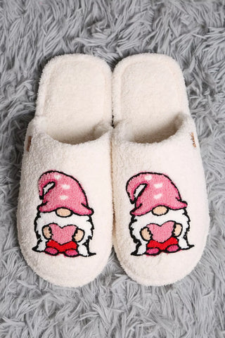 Gnome Valentine Slippers