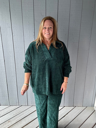 Palm Chenille Pant