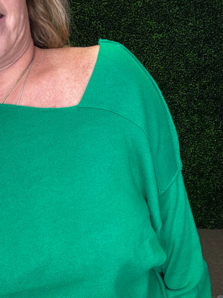 Green with Envy Top