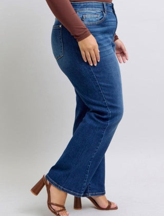 Judy Blue Side Seam Straight Leg Jean