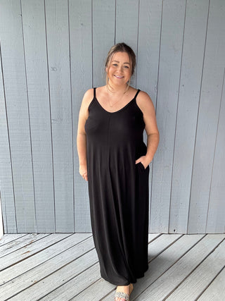 Solid Maxi Dress