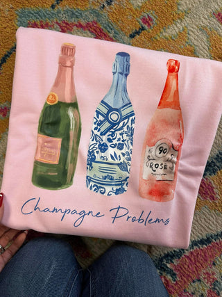 Champagne Problems Graphic Sweatshirt