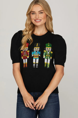 Nutcracker Sequin Sweater