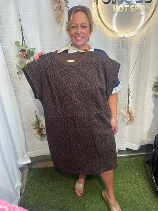 Animal Print Athletic Dress