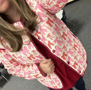Pink Bows Coat