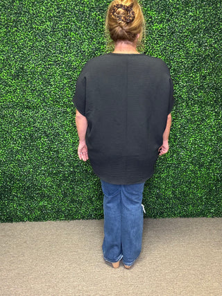 Waffle Airflow Blouse