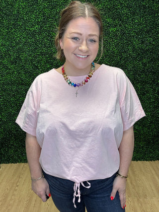 Easel Mineral Washed Knit Top
