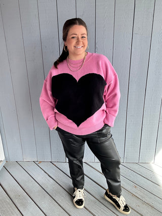 Black Heart Sweater