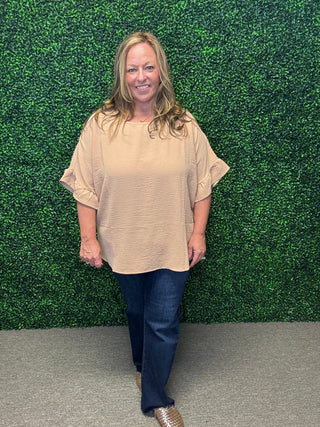 Ruffle Sleeves Blouse