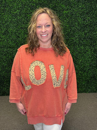 Love Spice Leopard Pullover