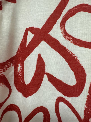 Cream and Red Heart Hoodie-Heimish