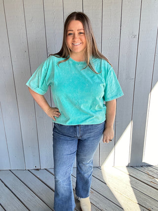 Spring Acid Washed Tee