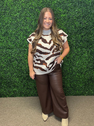 Wild Whisper Knit Top