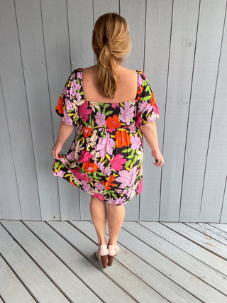 Tropical Dreams Babydoll Dress