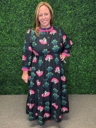 Garden Grace Midi Dress