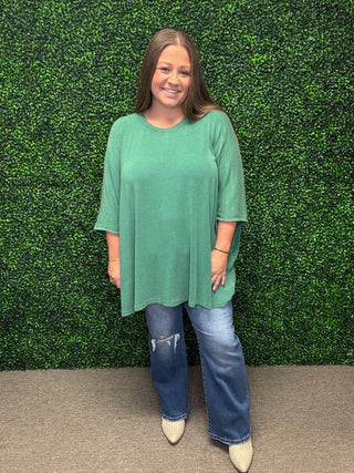 Oversized Dolman Sleeved Top