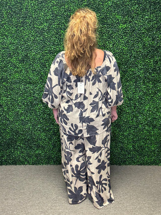Easel Floral Challis Pant