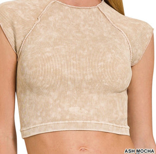 Seamless Ribbed Crop Top