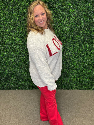 LOVE Sweater by Cozy Co Final Sale