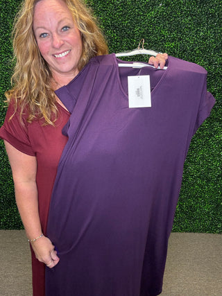Curvy Exlusive Knit Entro Maxi Dress