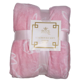 Ellie Bunny Throw   Pink   50x60