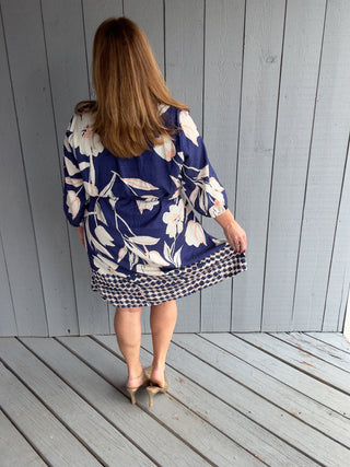 Navy Garden Dress