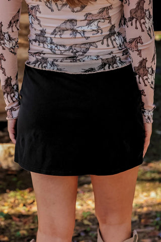 Jess Lea Denim Stretch Skort