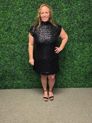 Sequin Spark Mini Dress