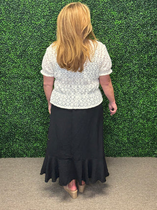 Buttercream Peekaboo Top