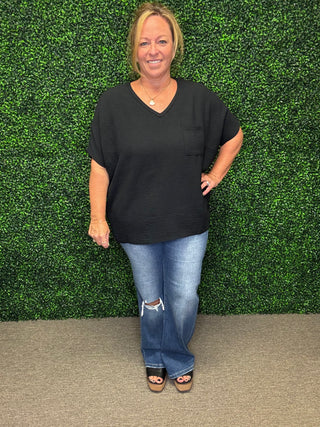 Waffle Airflow Blouse