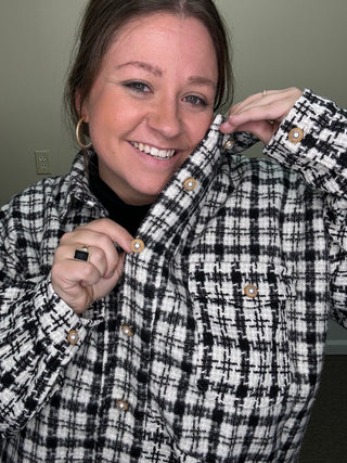 Chanelesque Tweed Shacket