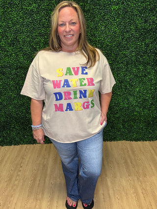 Grace+Emma Save Water, Drink Margs Tee