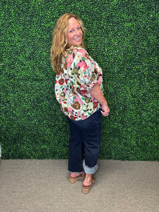 The Painted Petals Blouse