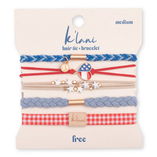 K’Lani Free hair tie and bracelet set