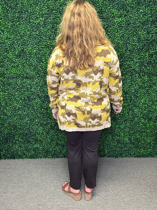 Olive Camo Sweater