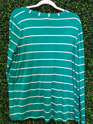 Basic Striped Long Sleeve-Sew In Love
