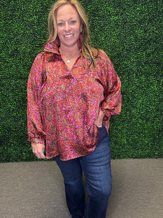 The Autumn Luxe Ruffle Blouse